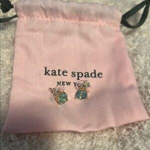 Kate Spade Aqua Blue Stud Earrings